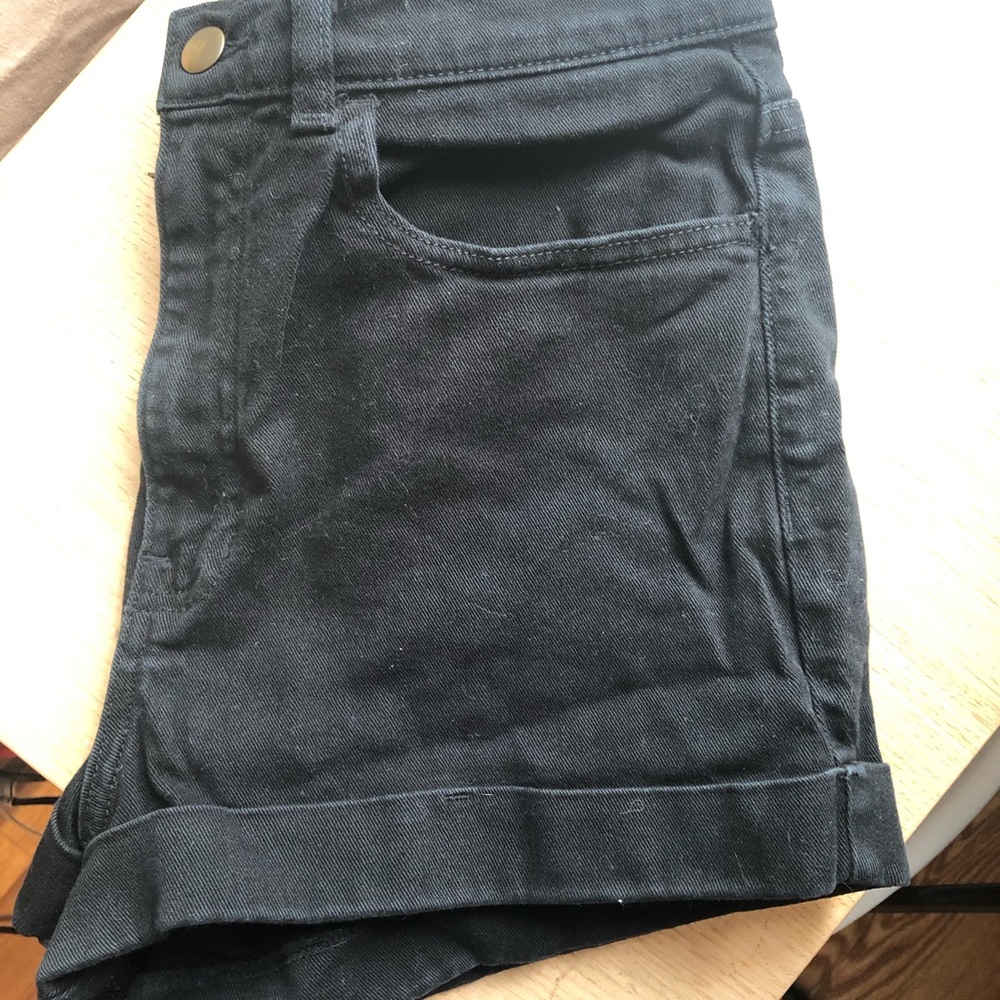 Black high waisted American apparel shorts